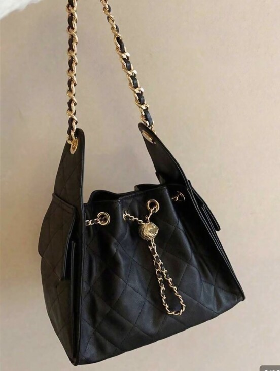 Handbags - Bucket Bag Trending Style. Not Leather.